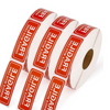 Custom Printing Warning Shipping label Fragile Stickers 3x2",3x5", 4x2" Handle With Care Warning Stickers