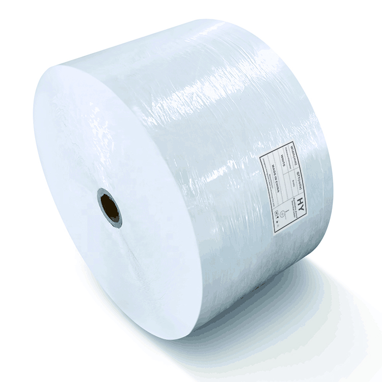 Label Roll Stock Glossy White PP PE PET Jumbo Roll Label 1530mm Width Self Adhesive Paper