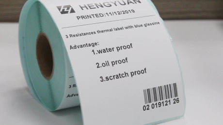 Blank 3x4 Direct Thermal Barcode Printing White Paper Labels Self ...