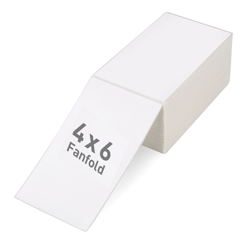 Shipping Label Fanfold Address Label 4x6